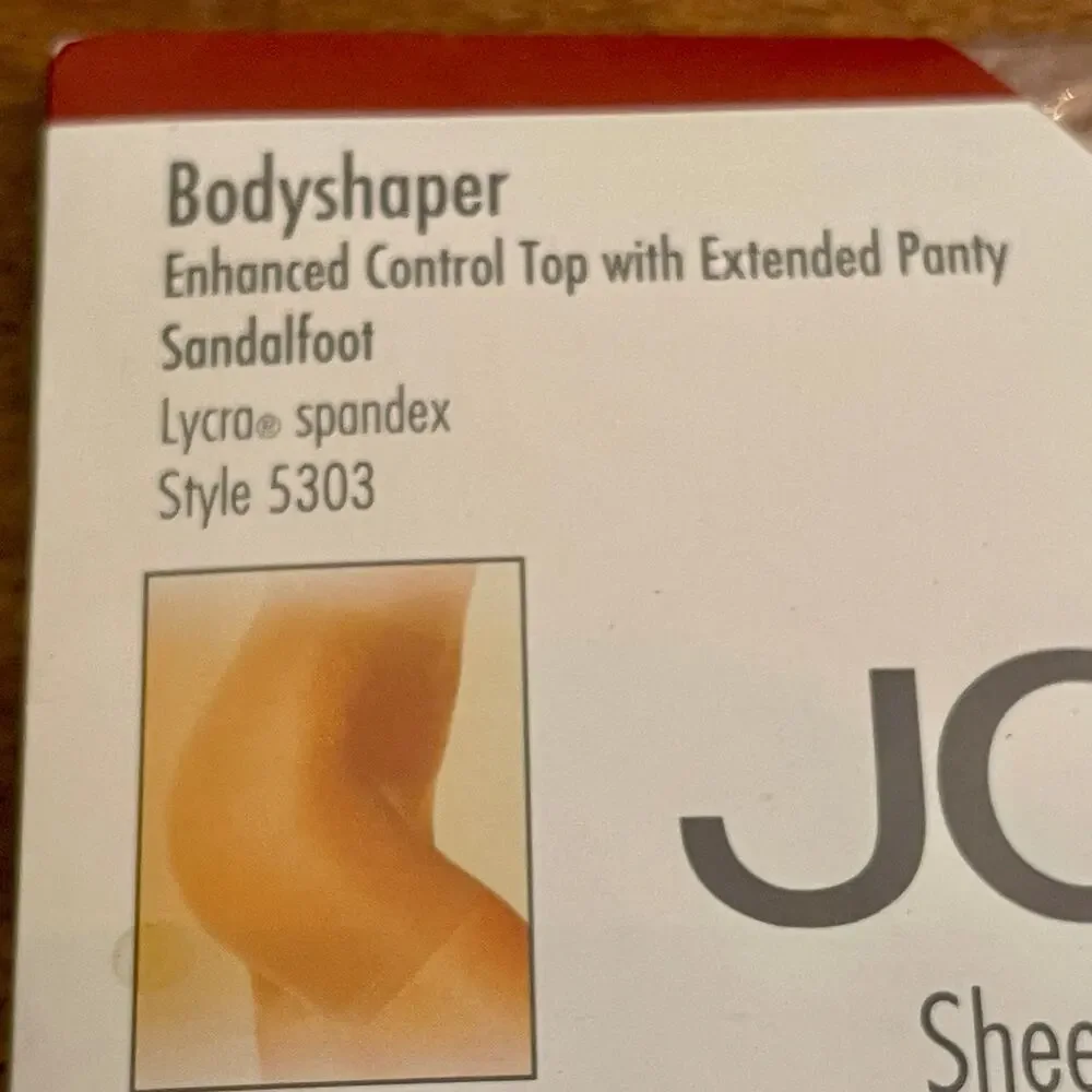 Jockey Bodyshaper Pantyhose Enhanced Control Top Size:  Medium, Color: Sand C-14